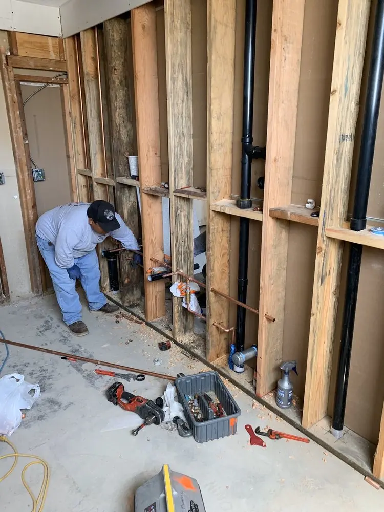 Commercial rough-in plumbing for Water Heater Replacement in Berkeley Village